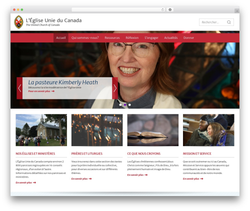 UCC WordPress theme - egliseunie.ca