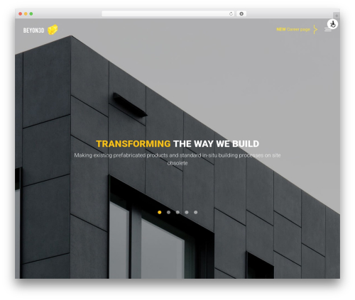 WordPress theme Beyon3d - beyon3d.com