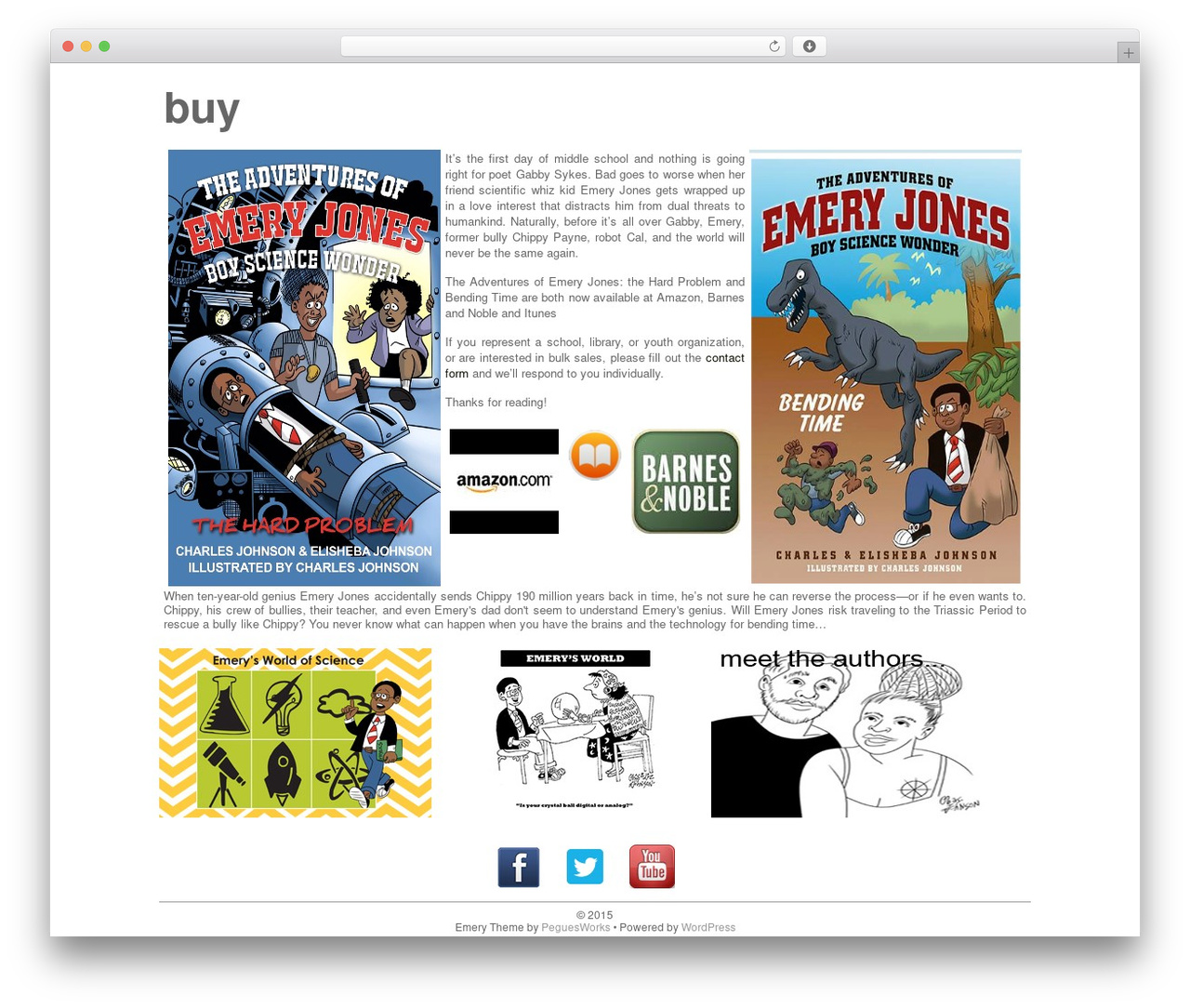 WordPress theme Capricorn - emerysadventures.com