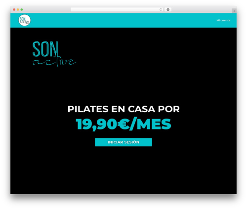 WordPress theme Divi - sonactive.es