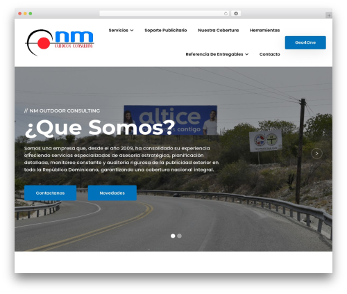 WordPress website theme Quantech - nmooh.com