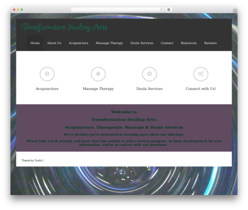 Asteria Lite massage WordPress theme - transformationhealingarts.com
