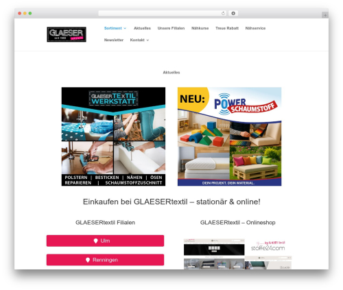 Purethemes shortcodes WordPress plugin - glaesertextil.de