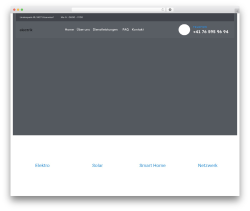 electrik theme WordPress - elecsolution.ch electrik theme WordPress - elecsolution.ch