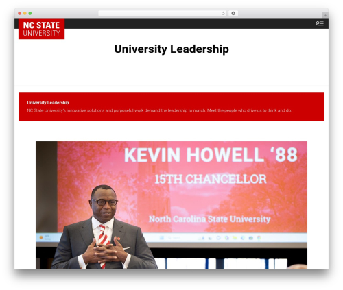 Ncstate people WordPress plugin - leadership.ncsu.edu