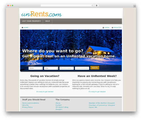 Responsive WordPress Themes WP theme - unrents.com
