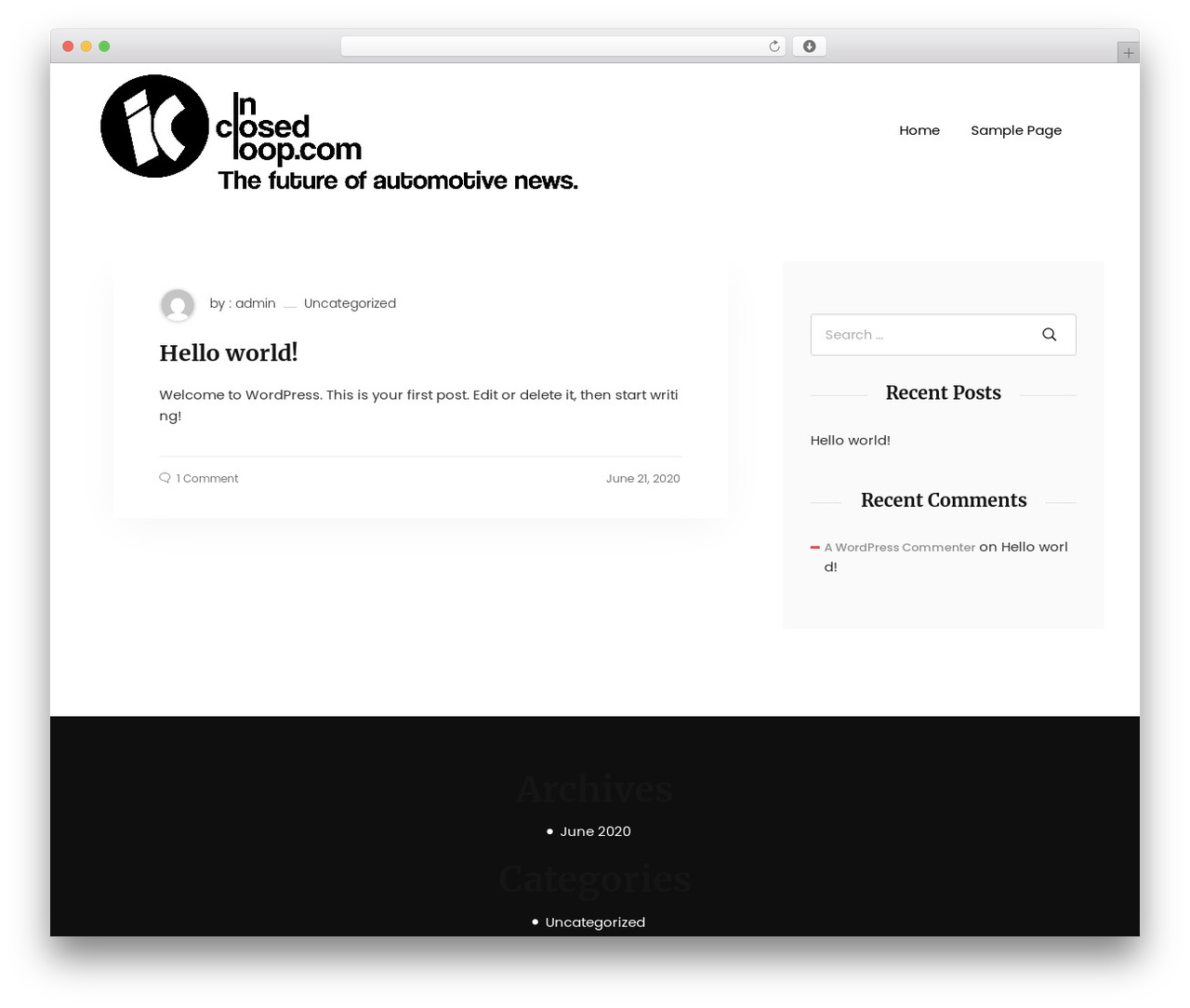WordPress theme Aari - inclosedloop.com WordPress theme Aari - inclosedloop.com
