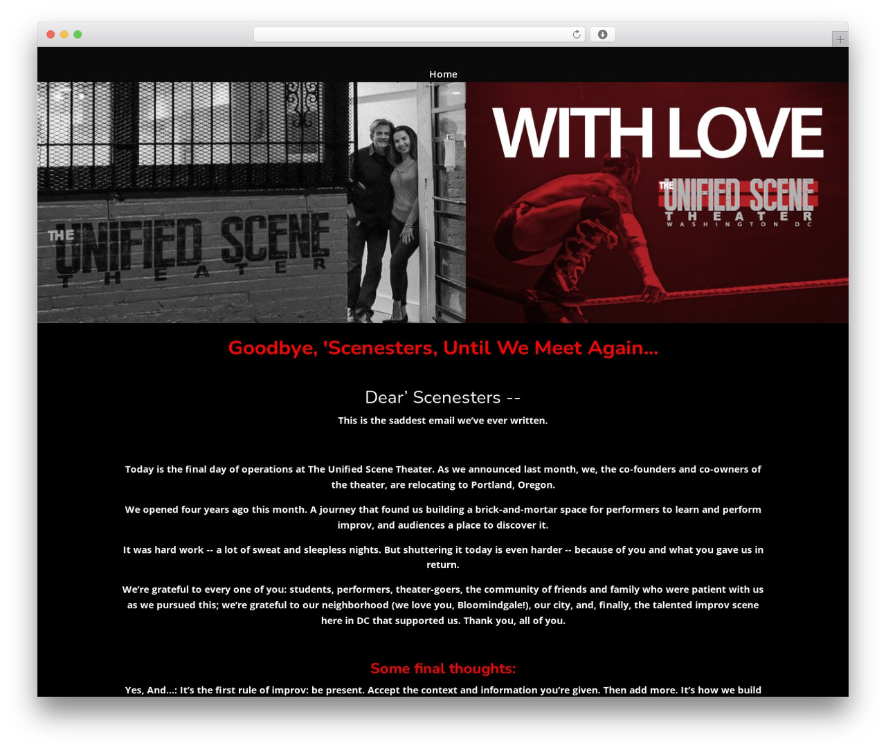 WordPress theme Divi - unifiedscenetheater.com WordPress theme Divi - unifiedscenetheater.com