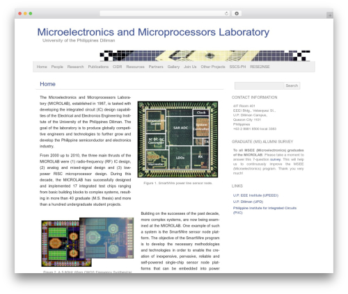 WordPress theme picochic - up-microlab.org