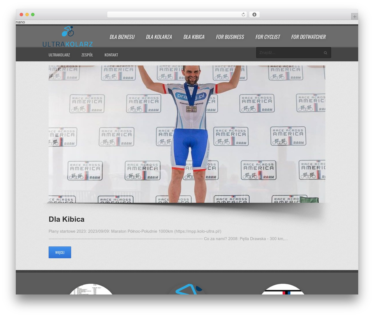 WP theme Sporting - ultrakolarz.pl