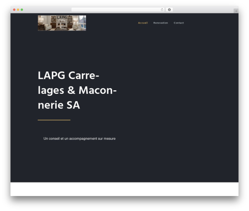 Archus WordPress website theme - lapg.ch
