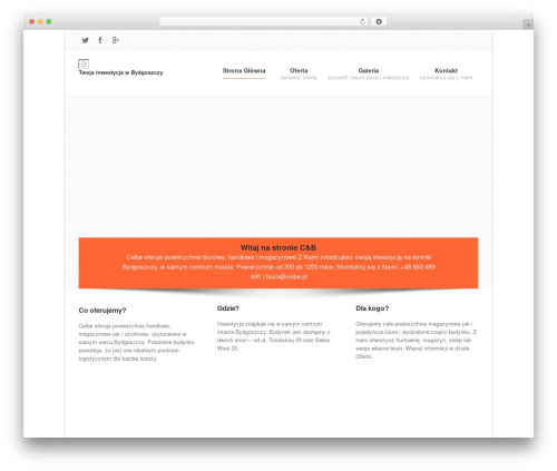 Arinafa top WordPress theme - ceibe.pl