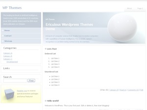 Artificial Intelligence top WordPress theme by Genkisan