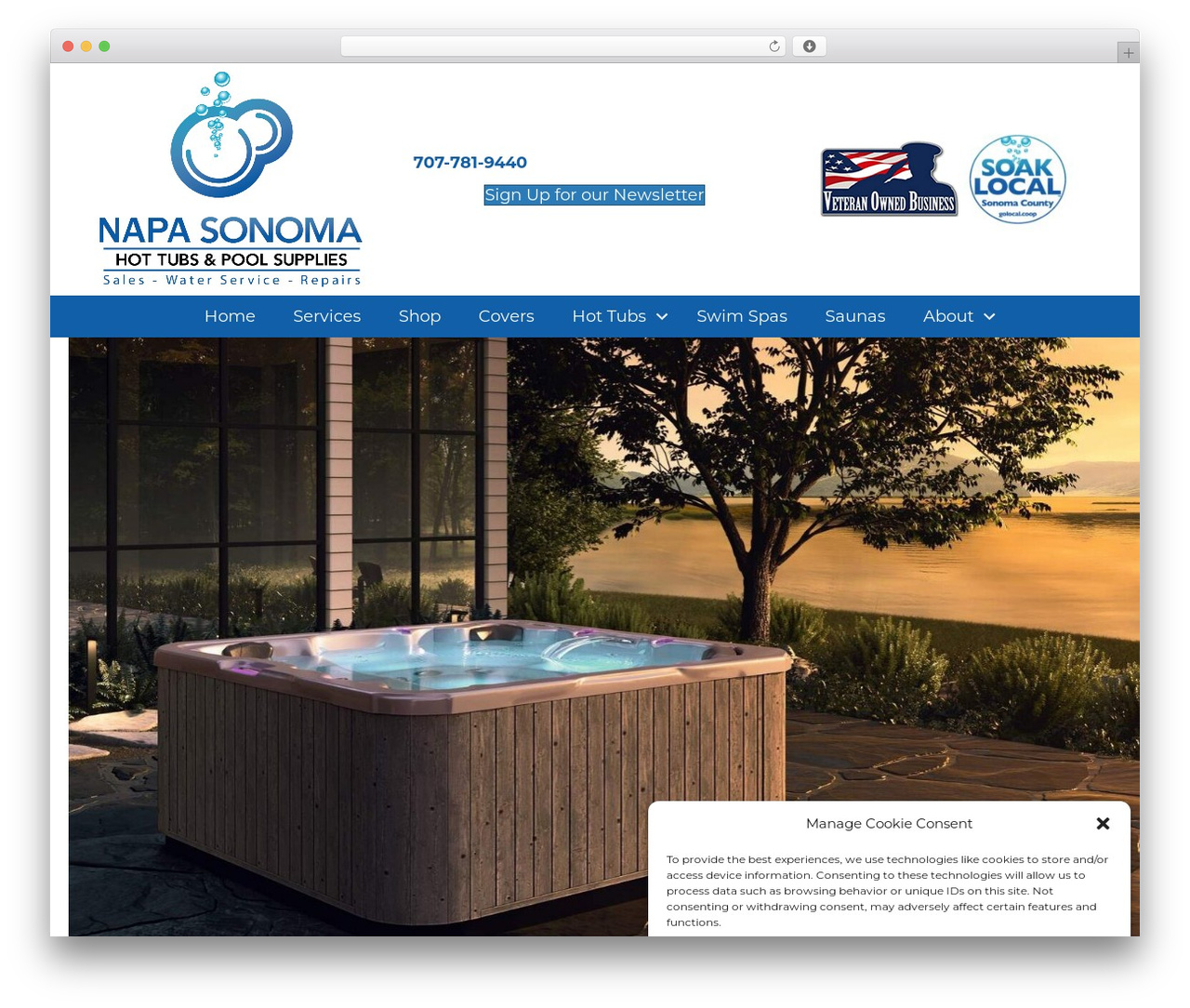 Beaver Builder Theme WordPress store theme - sonomahottubs.com