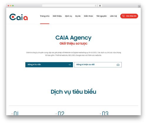 CAIA WordPress theme - caia.vn