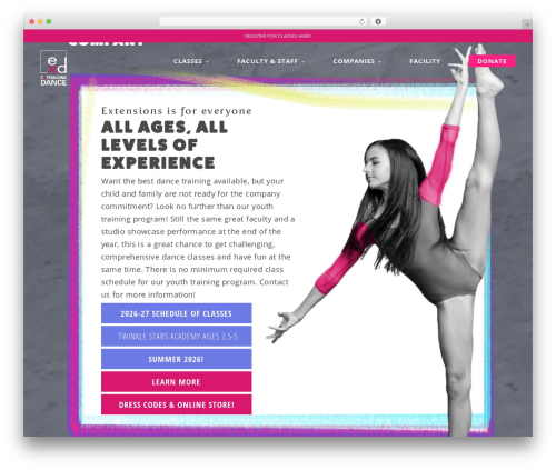 Cortex WordPress theme for business - extensionsdance.com
