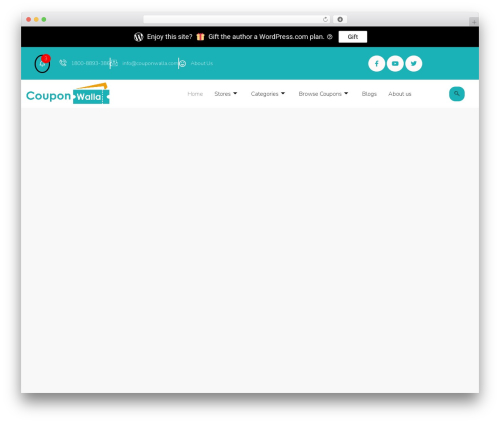 Couponis WordPress store theme - couponwalla.com