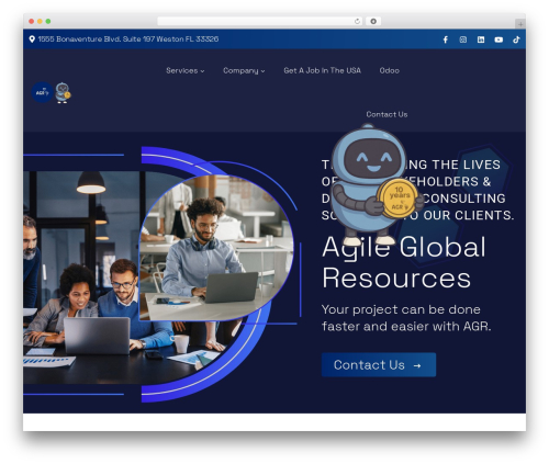 Cresta theme WordPress - aglobalresources.com