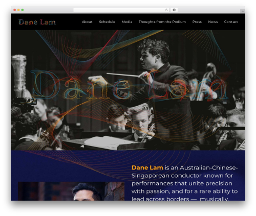 dane-lam WordPress theme - danelam.net