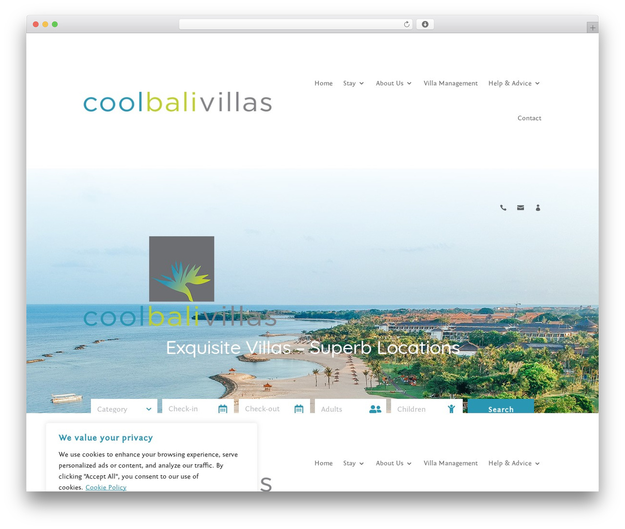 Divi WordPress theme - coolbalivillas.com