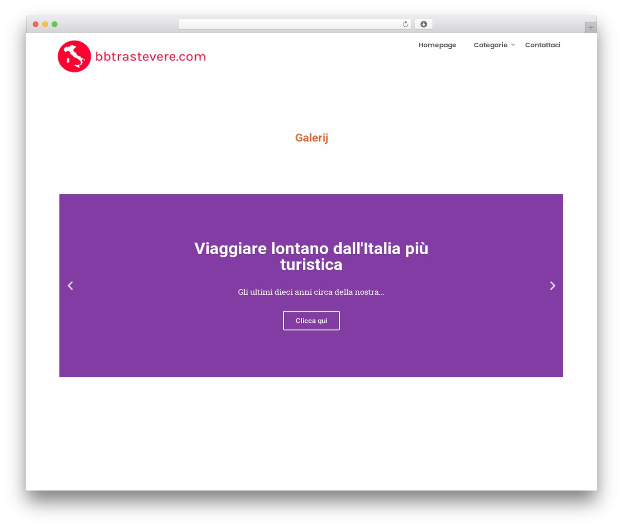 Draftly free WordPress theme - bbtrastevere.com