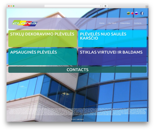 Elanis WordPress theme - elanis.lt