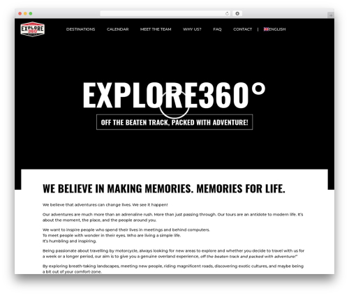 Explore 360 Theme WordPress theme - explore360.nu