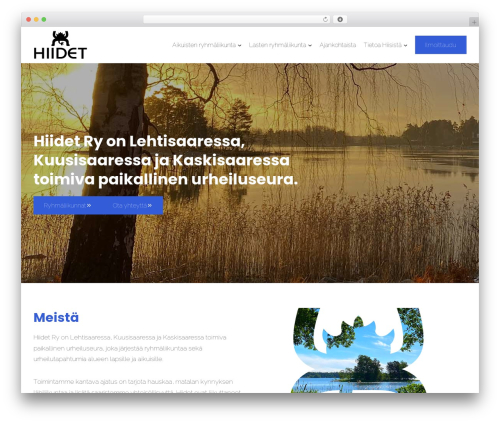 Kadence free WordPress theme - urheiluseurahiidet.com