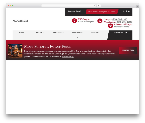 OceanWP theme WordPress - aapestcontrol.com