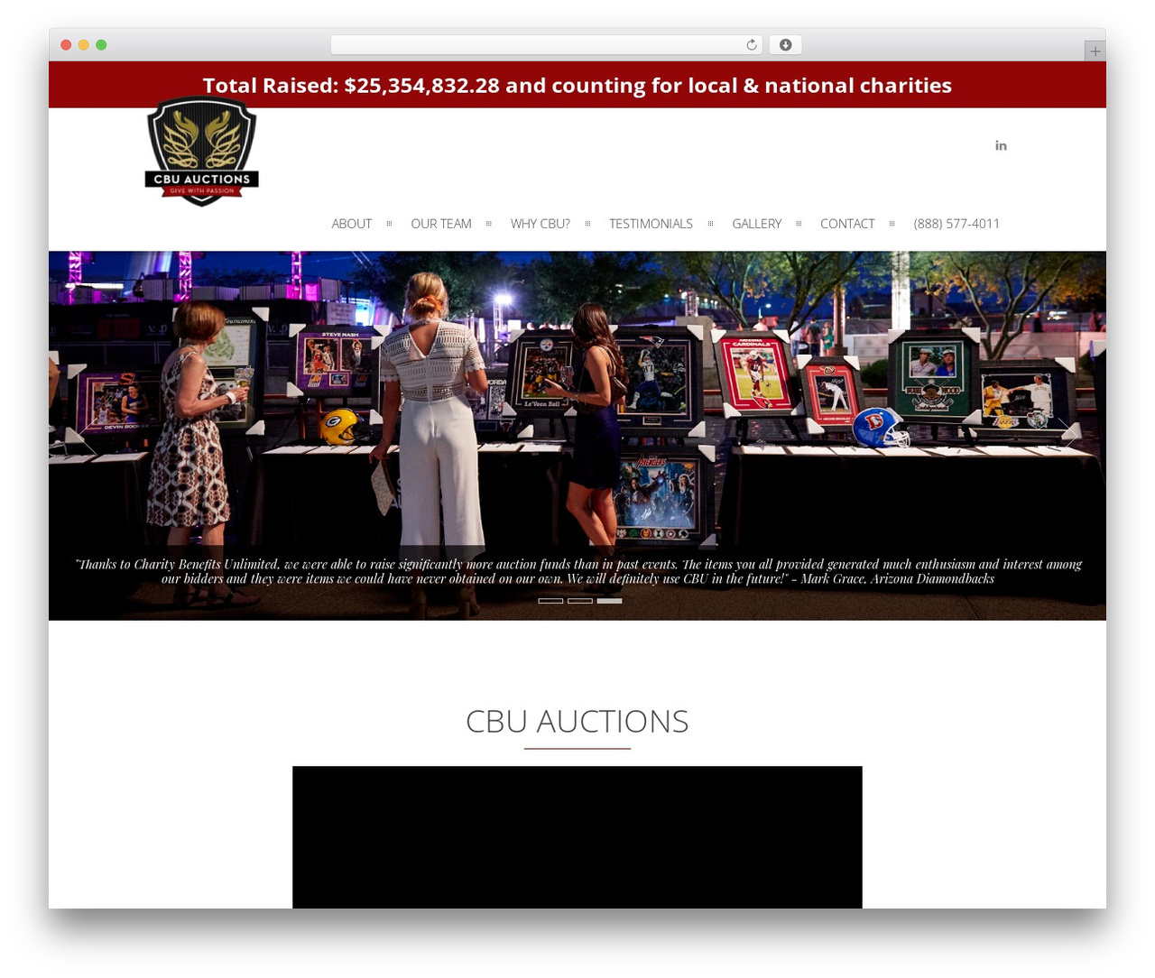 Patti WordPress theme - cbuauctions.com