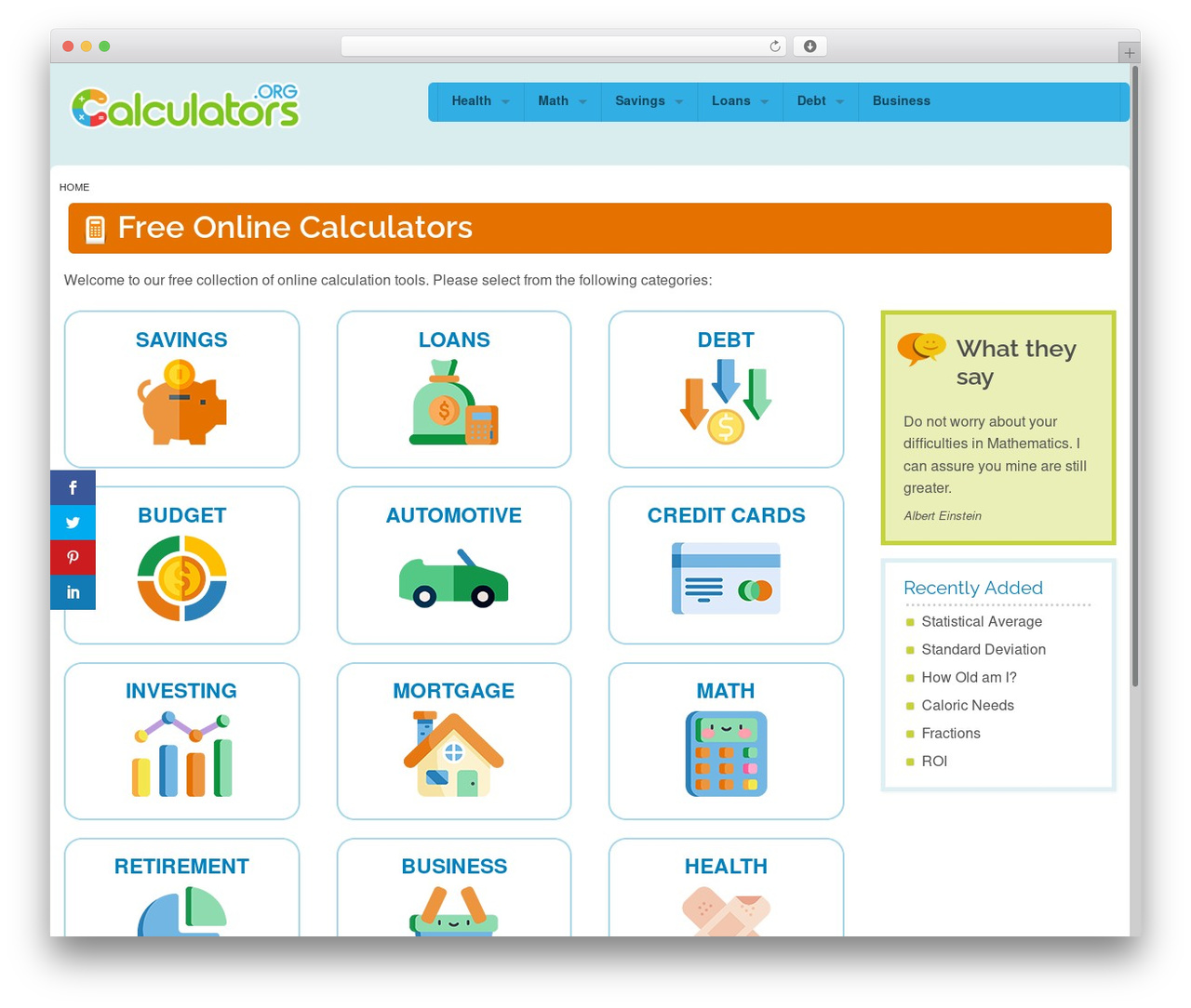 Peekaboo theme WordPress - calculators.org Peekaboo theme WordPress - calculators.org