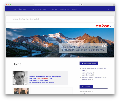 Polymer WordPress theme - cekon.at