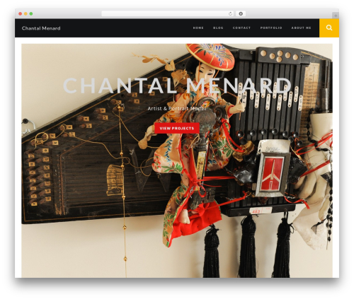 RED:FOLIO WordPress theme - chantalmenard.com