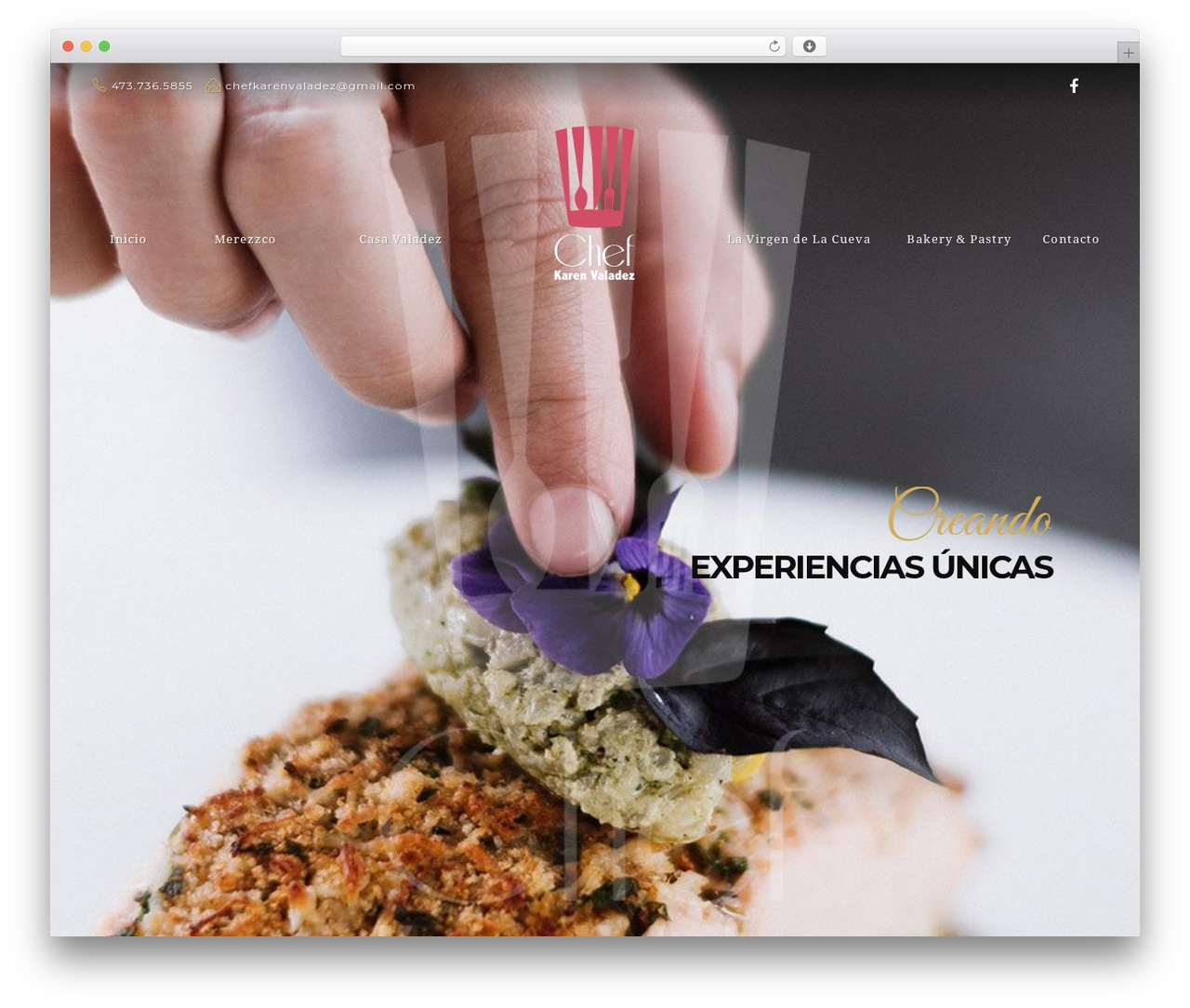 Risotto theme WordPress - chefkarenvaladez.com