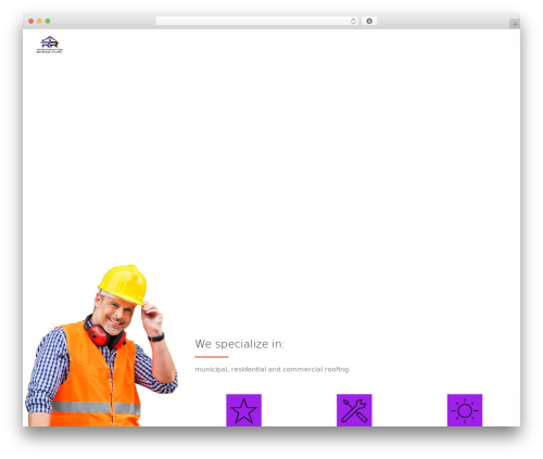Roofing theme WordPress - resurrectionrc.com