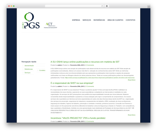 Solid WP theme WordPress - europgs.pt