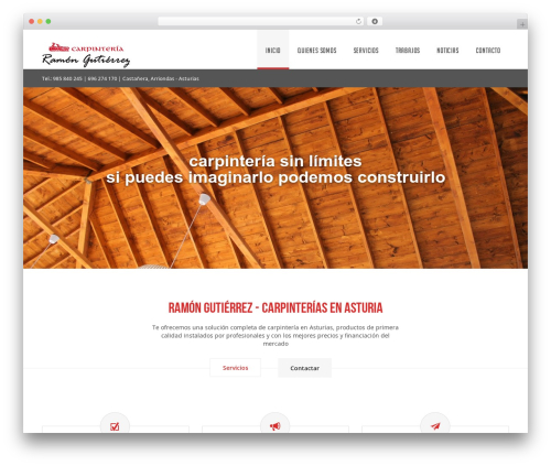 Solveto WP theme - carpinteriaramongutierrez.com