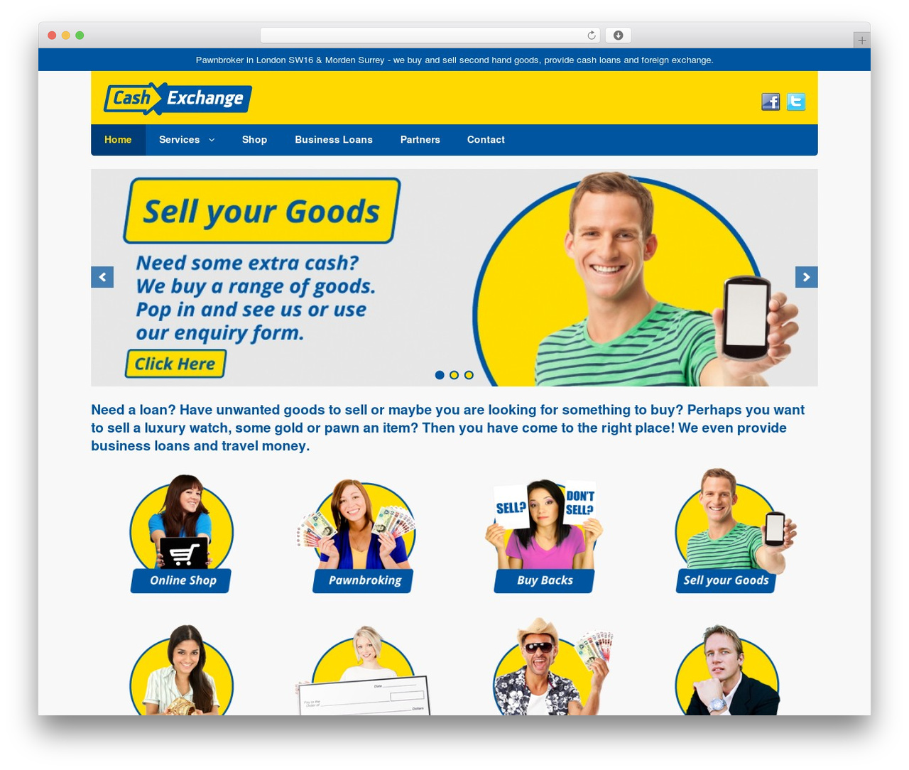 Superstore WordPress theme - cashexchange.co.uk