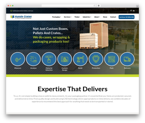 Theme WordPress Aussiecrates - aussiecrates.com.au