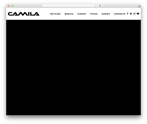 Theme WordPress Camila Theme - camila.tv