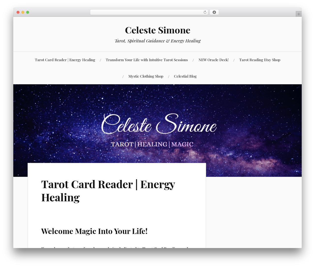 Theme WordPress Lovecraft - WordPress.com - celestesimone.com