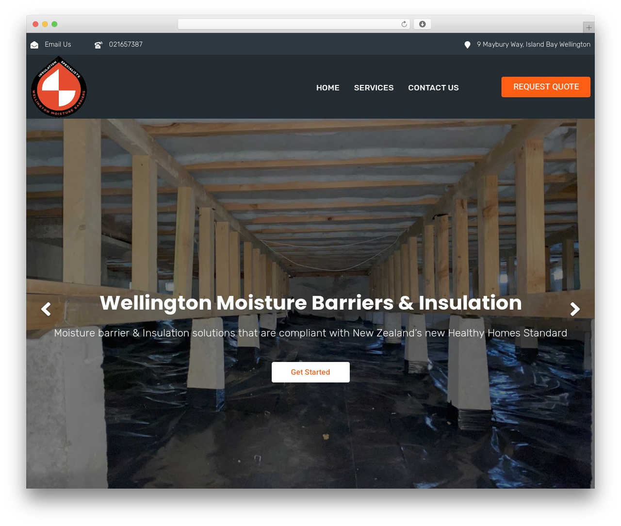 Theme WordPress moisturebarrier - moisturebarrier.co.nz