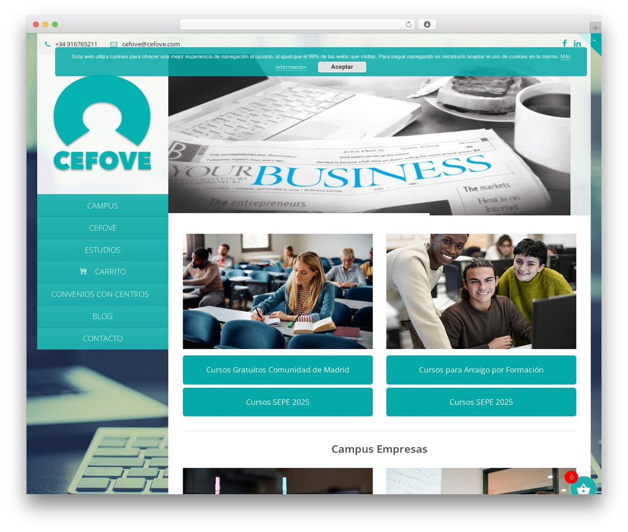 Theme WordPress Vertikal - cefove.com