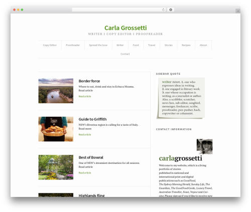 Theme WordPress Watson - carlagrossetti.com