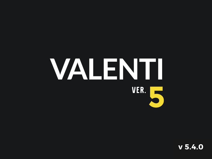 Valenti WordPress theme design by Cubell