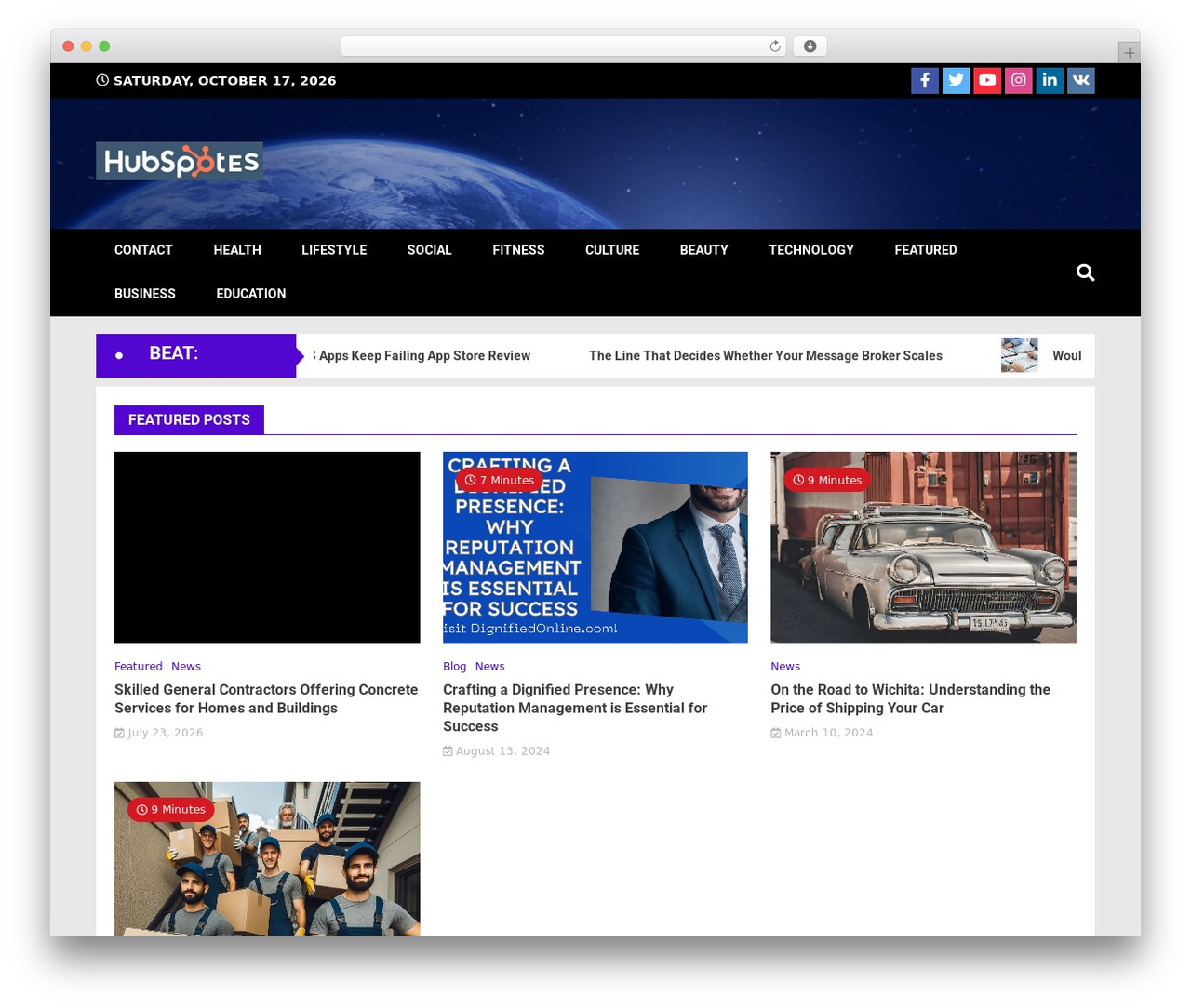 WalkerPress theme WordPress - hubspotes.com