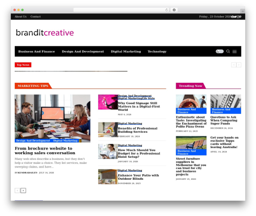 Wesper WordPress theme - branditcreative.com.au