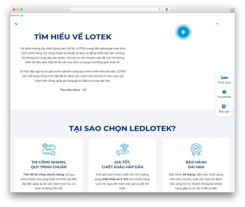 WordPress theme CAIA - ledlotek.com