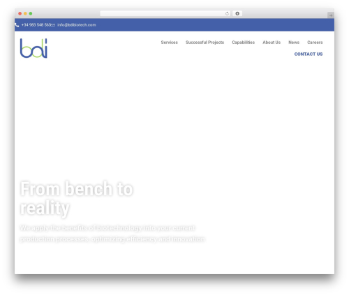 WordPress theme Chemlabs - bdibiotech.com