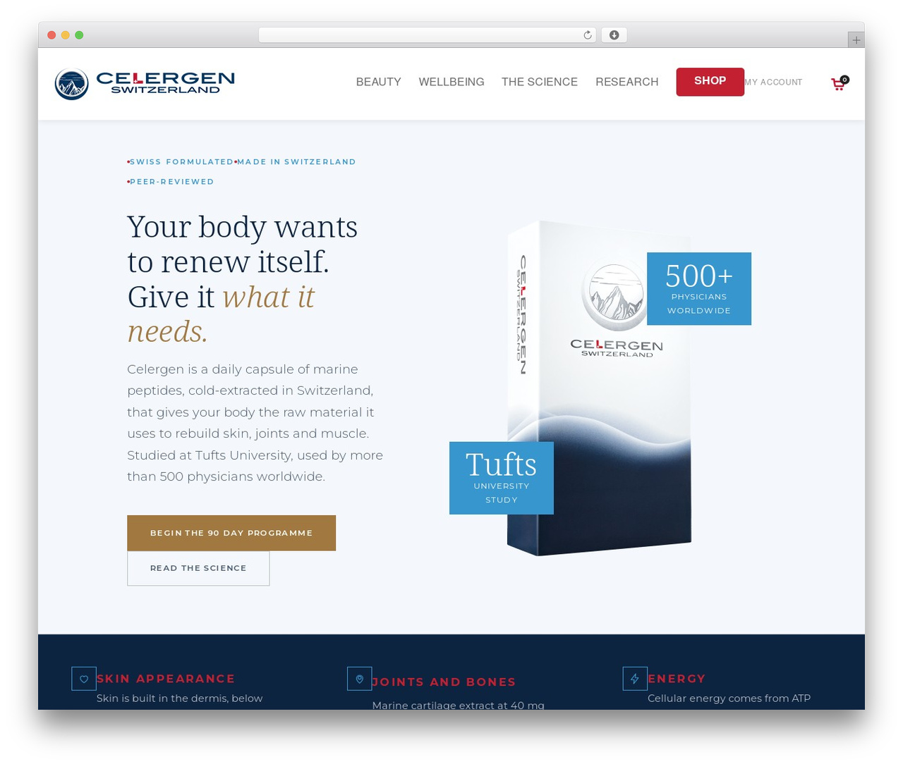 WordPress theme Shadow - celergen.co.uk